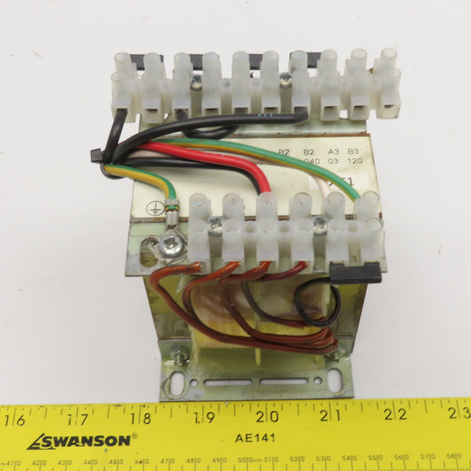 Trafomic 240/240/120V Pri 120-115/110-105VSec. Transformer PE 100VA