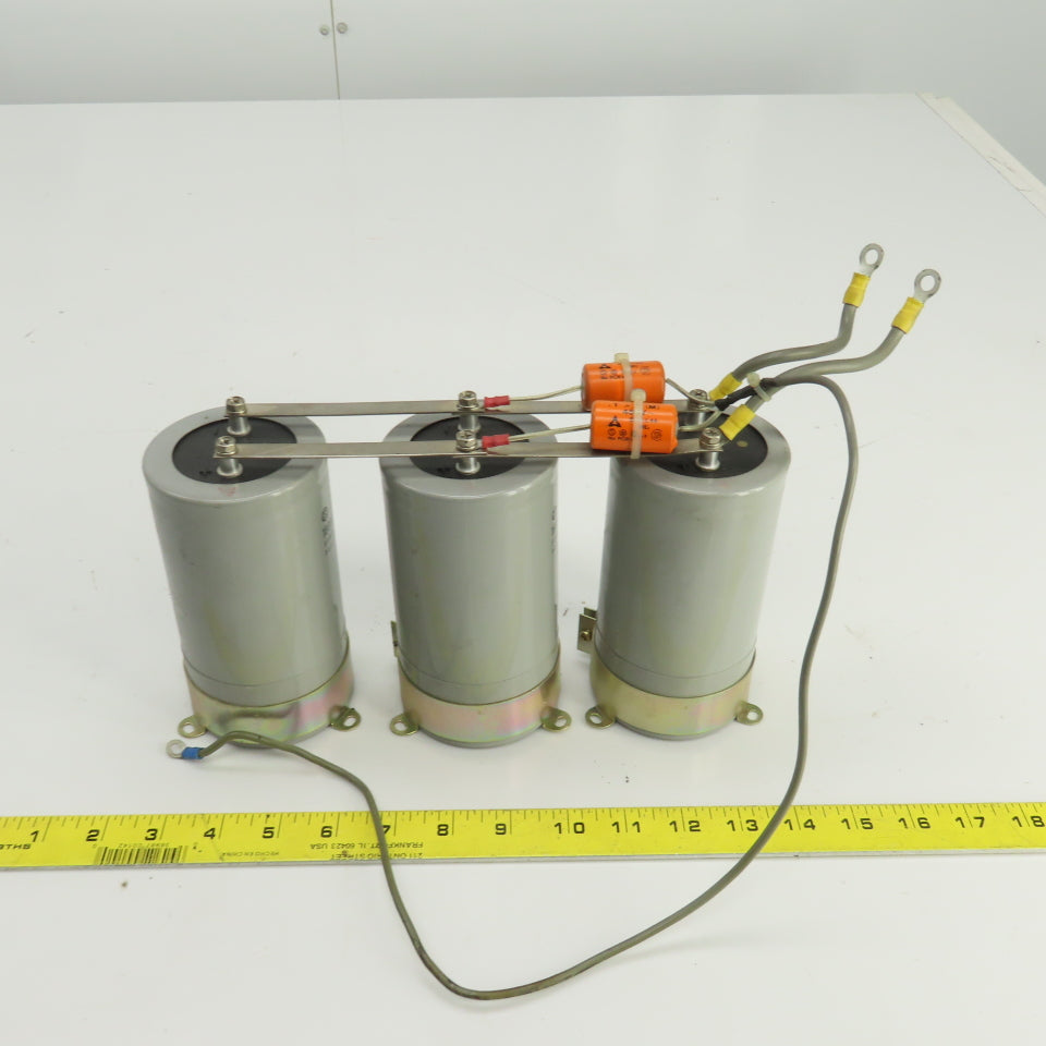 HCGFA 1800MFD450VDC Three Capacitor Bank Assembly Surge 500VDC