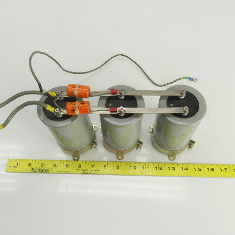 HCGFA 1800MFD450VDC Three Capacitor Bank Assembly Surge 500VDC