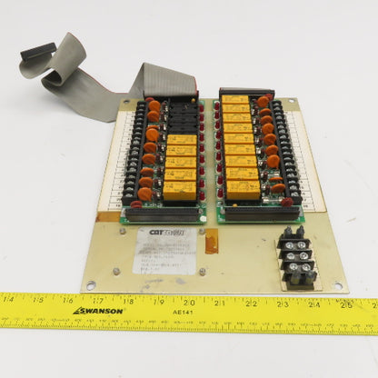 Cattron CAT-812EZ+2 Relay Module Dual 9 Channel Circuit Board