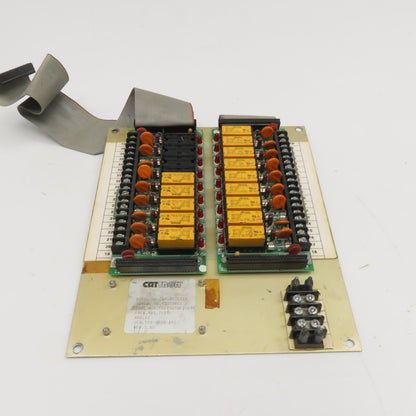 Cattron CAT-812EZ+2 Relay Module Dual 9 Channel Circuit Board