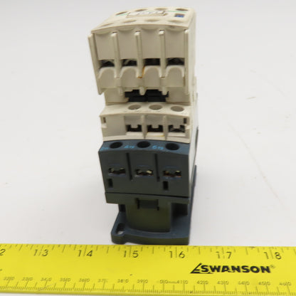 Schneider C03 LADN22 Contactor Relay W/ Aux. Block 2NC/NO 3Ph 600V 110V Coil