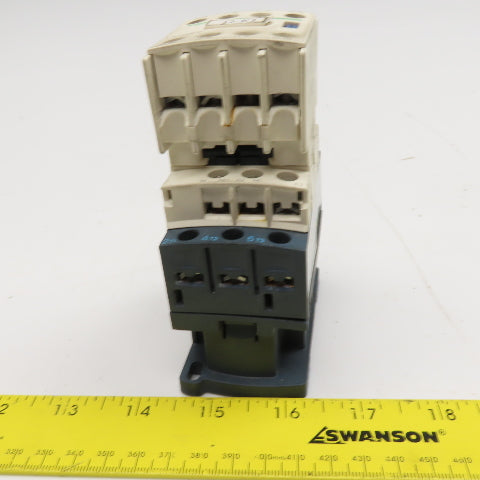 Schneider C03 LADN22 Contactor Relay W/ Aux. Block 2NC/NO 3Ph 600V 110V Coil