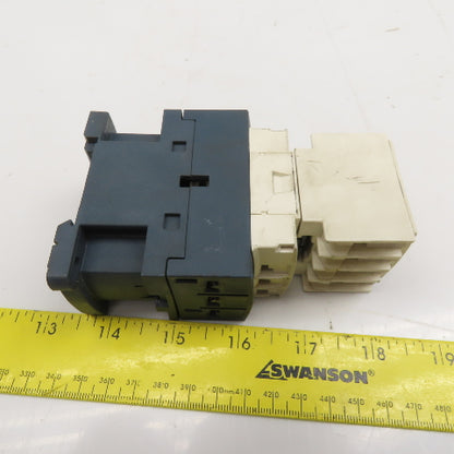 Schneider C03 LADN22 Contactor Relay W/ Aux. Block 2NC/NO 3Ph 600V 110V Coil