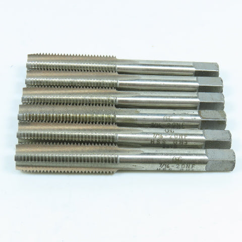 OSG 7/16"-20 Straight Flute Bottoming Tap 4F GH3 HSS Lot of 6