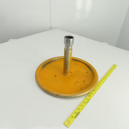 36mm Custom Manual Crankshaft Turning Tool Hand Crank 16"OD 9-3/4" Projection