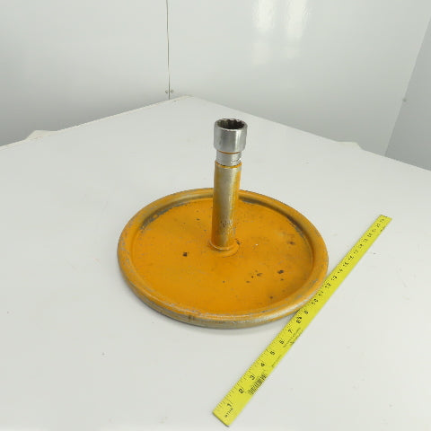 36mm Custom Manual Crankshaft Turning Tool Hand Crank 16"OD 9-3/4" Projection