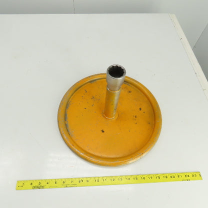 36mm Custom Manual Crankshaft Turning Tool Hand Crank 16"OD 9-3/4" Projection