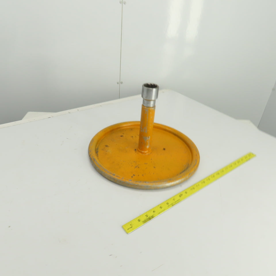 36mm Custom Manual Crankshaft Turning Tool Hand Crank 16"OD 9-3/4" Projection