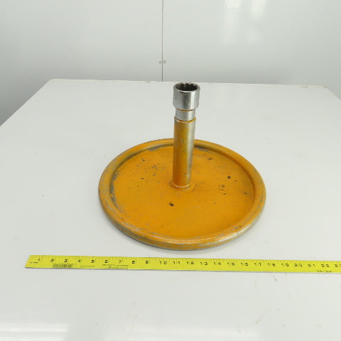 36mm Custom Manual Crankshaft Turning Tool Hand Crank 16"OD 9-3/4" Projection