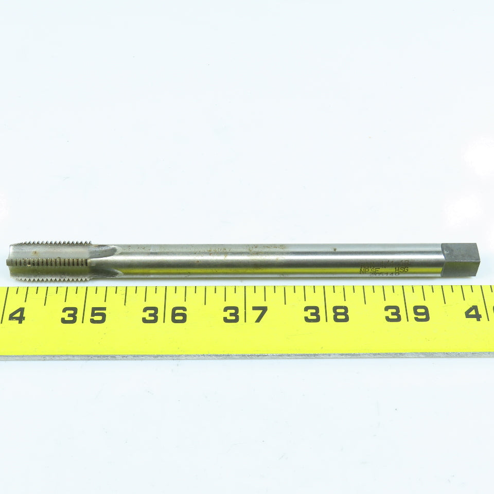 R & N 1/4"-18 NPSF Straight Flute Plug Tap 4F 6" OAL