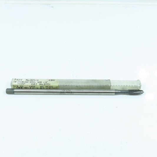 Greenfield 1/4"-20 Spiral Pointed Plug Tap 3F 6" OAL