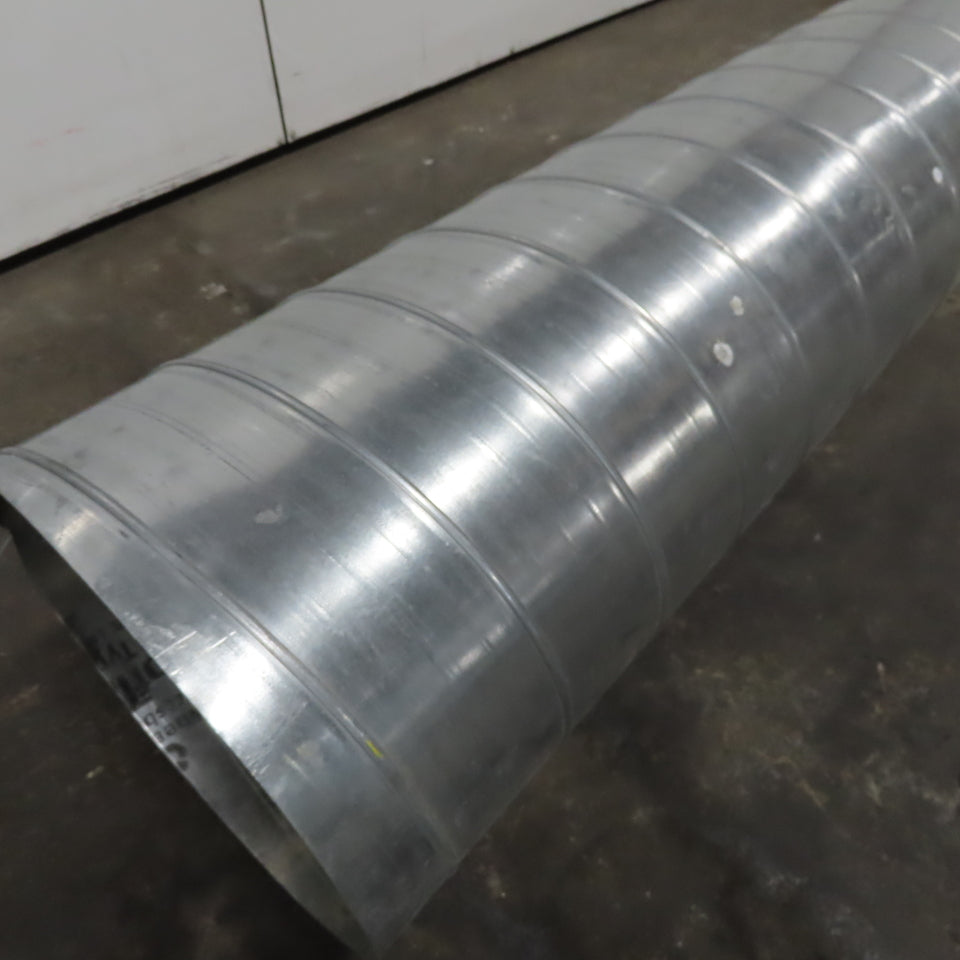 Softite 16" Spiral Lock Seam Duct Galvanized 26 Gage  9'6"