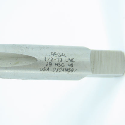 Regal Cutting Tools 1/2"-13  Straight Flute Bottoming Tap 4F HSG