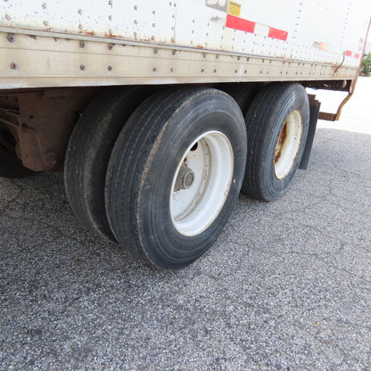 Wabash 1998 53' Tandem Axle Semi Trailer Van Storage 101"Wx110" Tall Needs Door