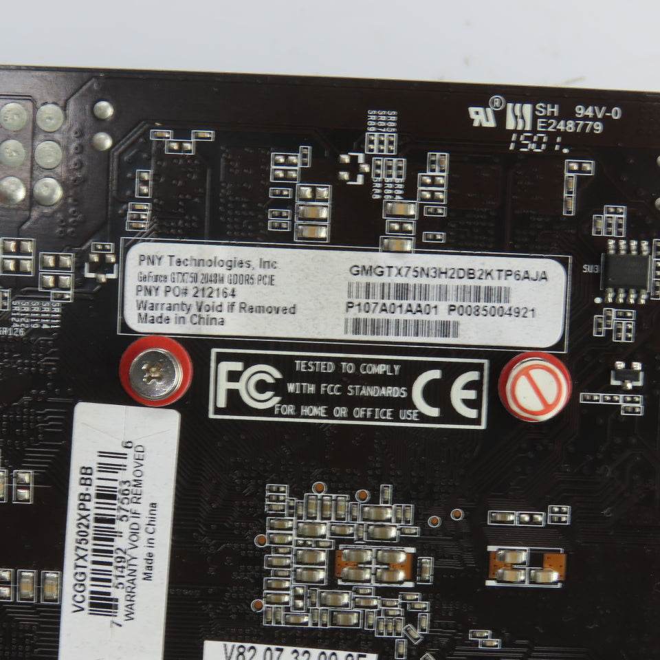 PNY GMGTX75N3H2DB2KTP6AJA GeForce GTX750 2GB GDDR5 PCI Express 3.0 Graphics Card