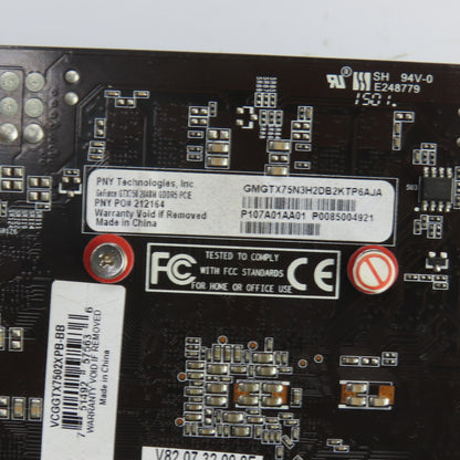 PNY GMGTX75N3H2DB2KTP6AJA GeForce GTX750 2GB GDDR5 PCI Express 3.0 Graphics Card