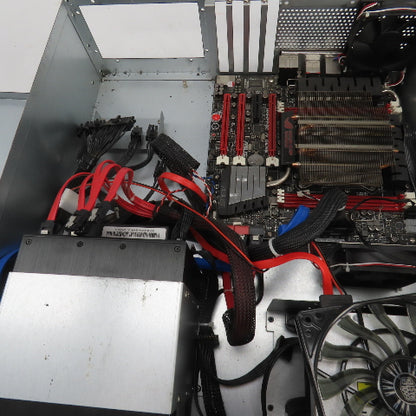 Republic Of Gamers 222824-00196-MB09U0 Rampage IV Gene CPU Tower Missing Parts
