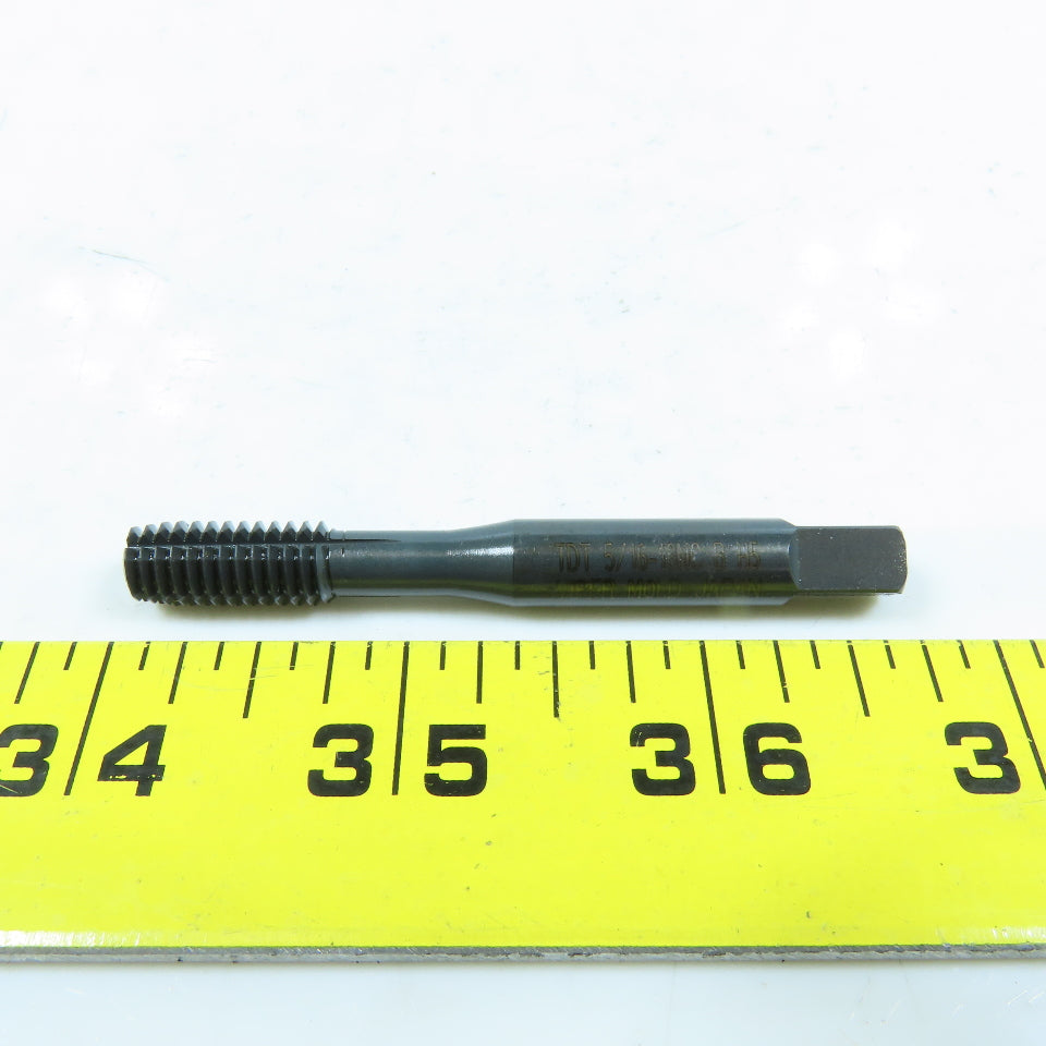 TDT 77873 5/16"-18 Thread Forming Roll Tap Bottoming Style 3 Groove Lot of 13