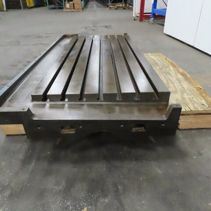 Leblond Makino FNC 106/A30 T-Slot Bed Table Work Holding Fixture Set Up Plate