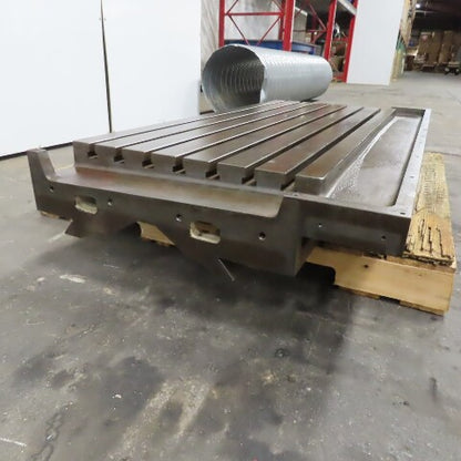 Leblond Makino FNC 106/A30 T-Slot Bed Table Work Holding Fixture Set Up Plate