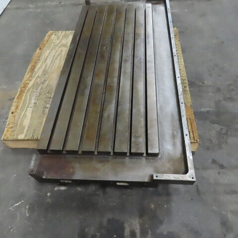 Leblond Makino FNC 106/A30 T-Slot Bed Table Work Holding Fixture Set Up Plate