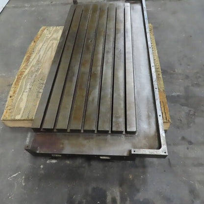 Leblond Makino FNC 106/A30 T-Slot Bed Table Work Holding Fixture Set Up Plate
