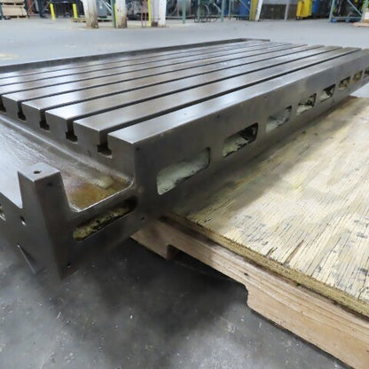 Leblond Makino FNC 106/A30 T-Slot Bed Table Work Holding Fixture Set Up Plate