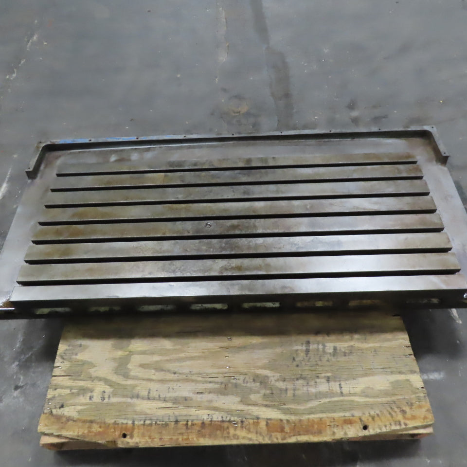 Leblond Makino FNC 106/A30 T-Slot Bed Table Work Holding Fixture Set Up Plate