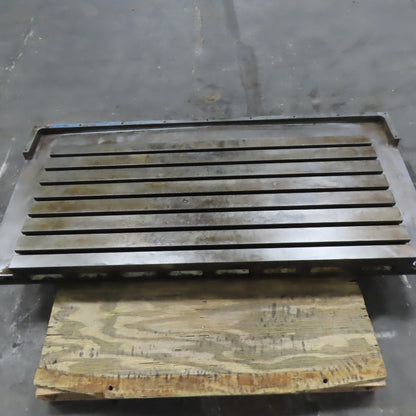 Leblond Makino FNC 106/A30 T-Slot Bed Table Work Holding Fixture Set Up Plate