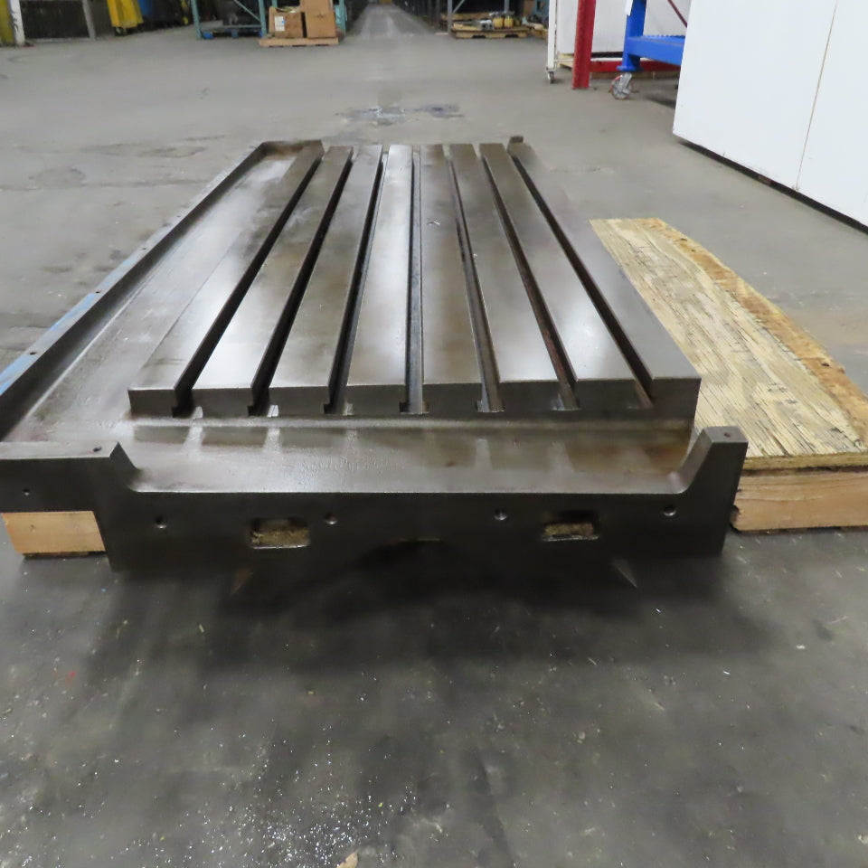 Leblond Makino FNC 106/A30 T-Slot Bed Table Work Holding Fixture Set Up Plate