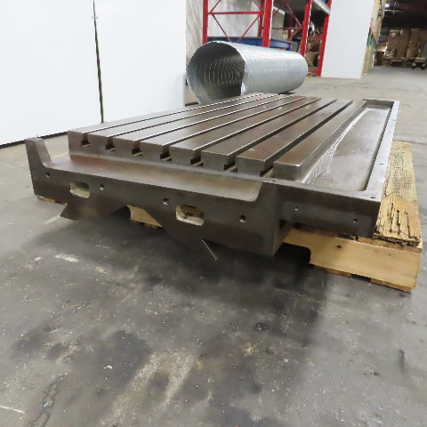 Leblond Makino FNC 106/A30 T-Slot Bed Table Work Holding Fixture Set Up Plate