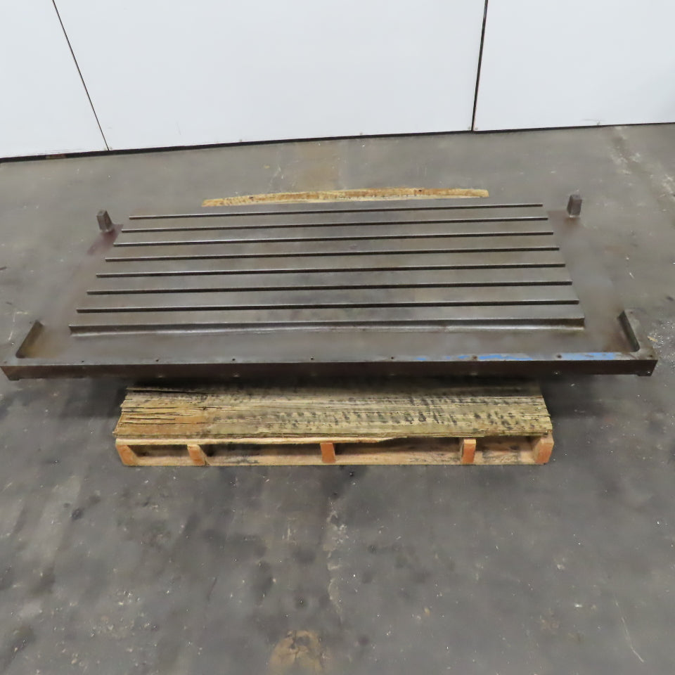 Leblond Makino FNC 106/A30 T-Slot Bed Table Work Holding Fixture Set Up Plate