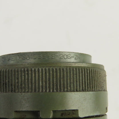 JAE 28-20S MS3108B28-20S-ZN 14 Pos Circular Connector Plug Female Solder Cup