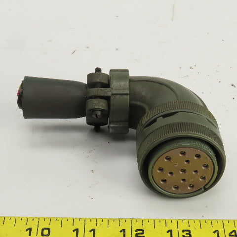 JAE 28-20S MS3108B28-20S-ZN 14 Pos Circular Connector Plug Female Solder Cup