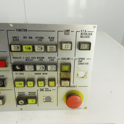 Leblond Makino F93420023 Vertical CNC Mill Operator Control Panel Parts/Repair