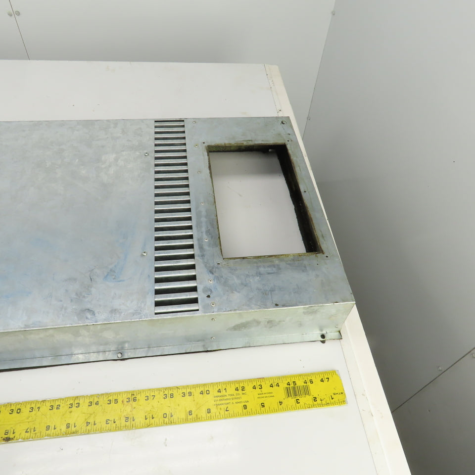46-3/4" x 19" x 3-1/2"  Aluminum Fin Style Heat Sink For Electrical Cabinet