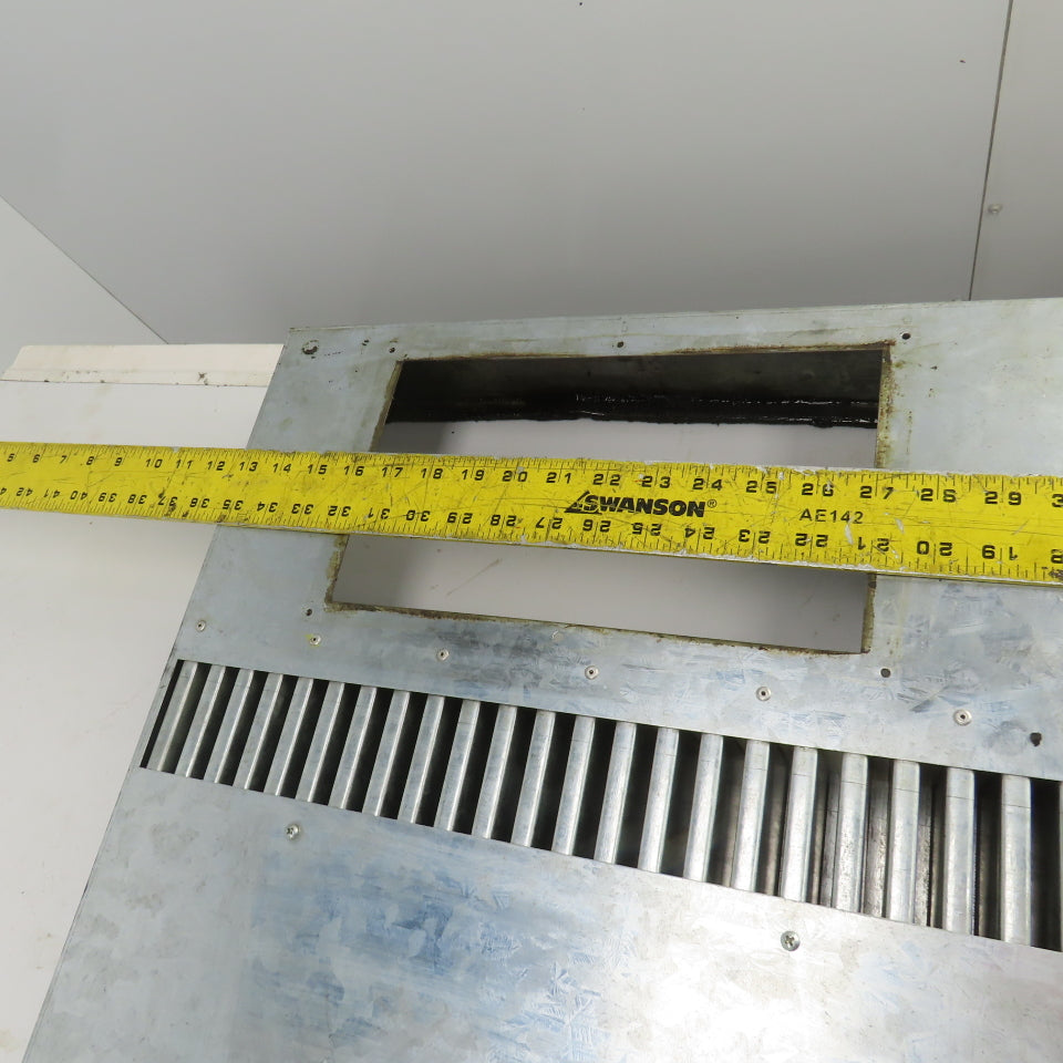 46-3/4" x 19" x 3-1/2"  Aluminum Fin Style Heat Sink For Electrical Cabinet