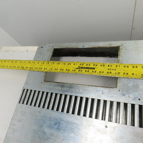 46-3/4" x 19" x 3-1/2"  Aluminum Fin Style Heat Sink For Electrical Cabinet