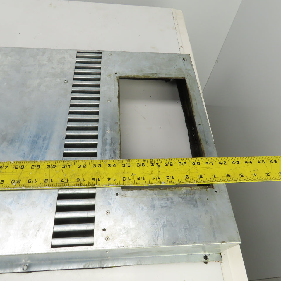 46-3/4" x 19" x 3-1/2"  Aluminum Fin Style Heat Sink For Electrical Cabinet