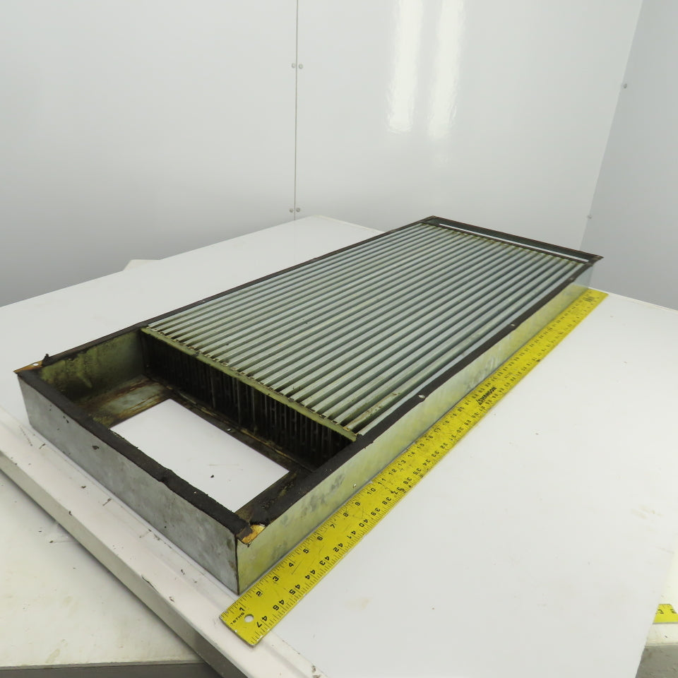 46-3/4" x 19" x 3-1/2"  Aluminum Fin Style Heat Sink For Electrical Cabinet
