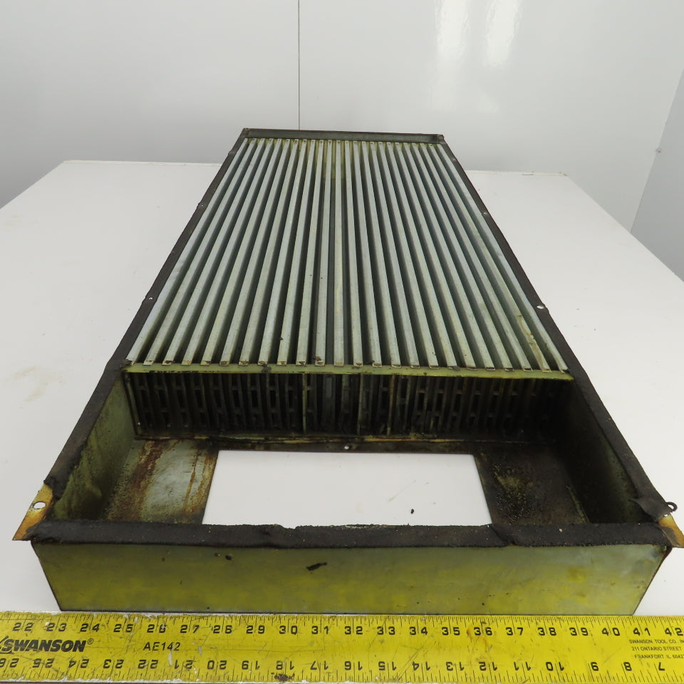 46-3/4" x 19" x 3-1/2"  Aluminum Fin Style Heat Sink For Electrical Cabinet