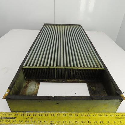 46-3/4" x 19" x 3-1/2"  Aluminum Fin Style Heat Sink For Electrical Cabinet