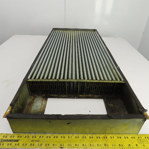 46-3/4" x 19" x 3-1/2"  Aluminum Fin Style Heat Sink For Electrical Cabinet