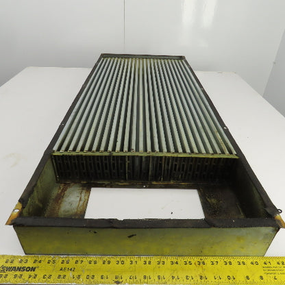 46-3/4" x 19" x 3-1/2"  Aluminum Fin Style Heat Sink For Electrical Cabinet
