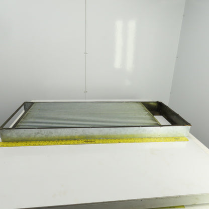 46-3/4" x 19" x 3-1/2"  Aluminum Fin Style Heat Sink For Electrical Cabinet