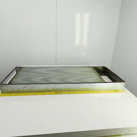 46-3/4" x 19" x 3-1/2"  Aluminum Fin Style Heat Sink For Electrical Cabinet