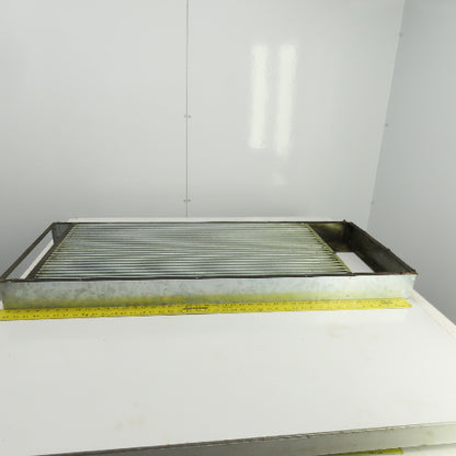 46-3/4" x 19" x 3-1/2"  Aluminum Fin Style Heat Sink For Electrical Cabinet