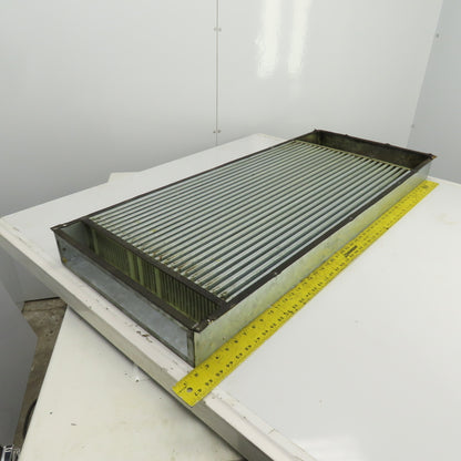 46-3/4" x 19" x 3-1/2"  Aluminum Fin Style Heat Sink For Electrical Cabinet