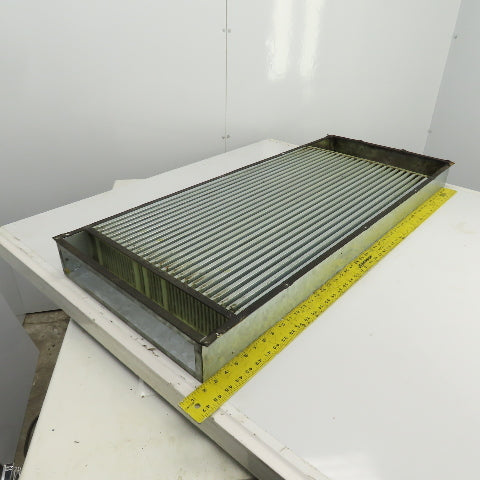 46-3/4" x 19" x 3-1/2"  Aluminum Fin Style Heat Sink For Electrical Cabinet